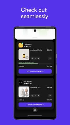 Screenshot of the application Shop - #6