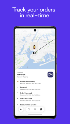 Screenshot of the application Shop - #7