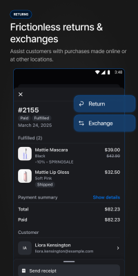 Screenshot of the application Shopify Point of Sale (POS) - #3