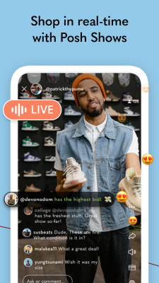Screenshot of the application Poshmark - #6