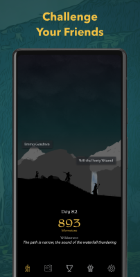 Screenshot of the application Fantasy Hike - #2