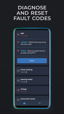 Screenshot of the application Carista OBD2 - #4