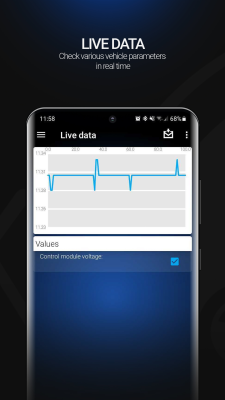 Screenshot of the application OBDeleven VAG car diagnostics - #5