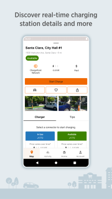 Screenshot of the application ChargePoint - #2