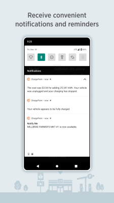 Screenshot of the application ChargePoint - #5