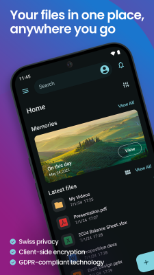 Screenshot of the application pCloud - #1