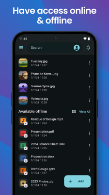 Screenshot of the application pCloud - #8