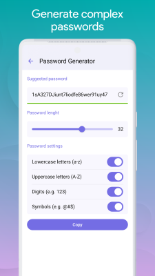 Screenshot of the application pCloud Pass - #3