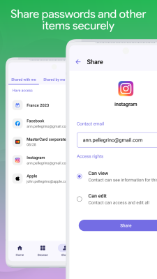 Screenshot of the application pCloud Pass - #5