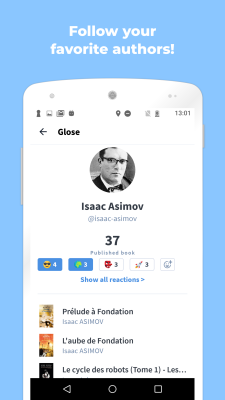 Screenshot of the application Glose - #3