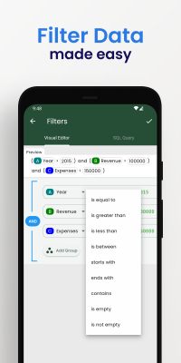 Screenshot of the application Smart CSV - #3