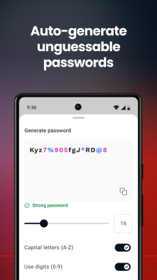 Screenshot of the application MEGA Pass Password Manager - #4