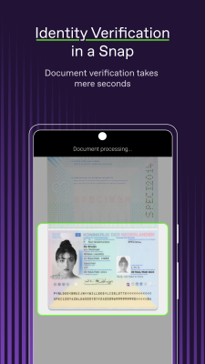 Screenshot of the application Regula Document Reader - #3