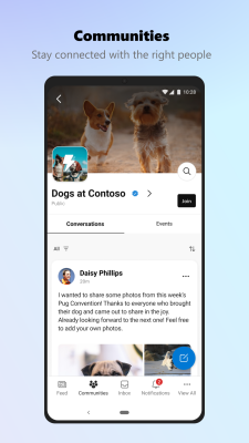 Screenshot of the application Viva Engage - #6
