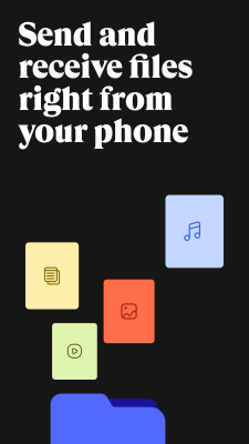 Screenshot of the application WeTransfer : File Transfer - #1