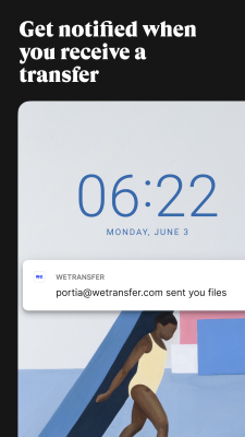 Screenshot of the application WeTransfer : File Transfer - #3