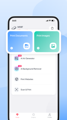 Screenshot of the application Phomemo - #3