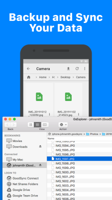 Screenshot of the application GoodSync - #2
