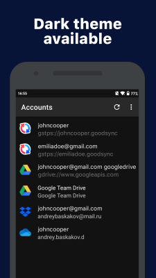 Screenshot of the application GoodSync - #6