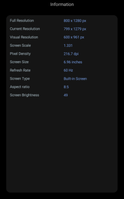 Screenshot of the application Touch Screen Test - #7