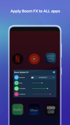Screenshot of the application Boom: Bass Booster & Equalizer - #7