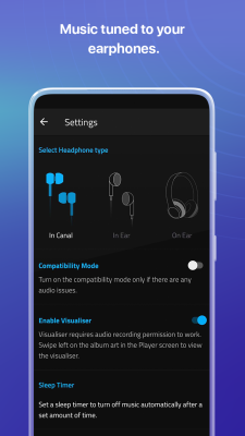 Screenshot of the application Boom: Bass Booster & Equalizer - #8