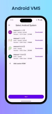 Screenshot of the application Virtual Master - #1