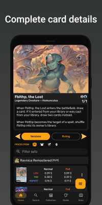 Screenshot of the application ManaBox - #1