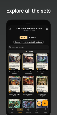Screenshot of the application ManaBox - #7