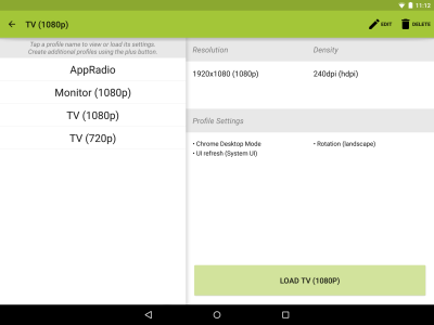 Screenshot of the application SecondScreen - #5