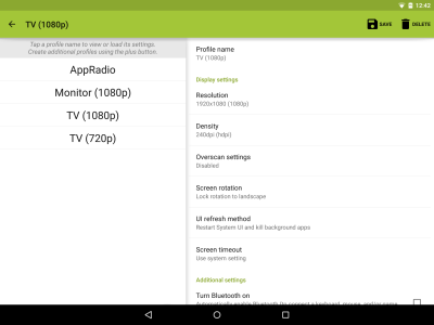 Screenshot of the application SecondScreen - #6