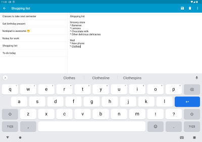 Screenshot of the application Notepad - #4