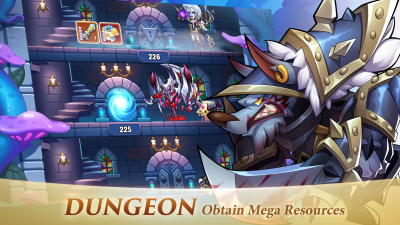 Screenshot of the application Idle Heroes - #5