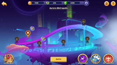 Screenshot of the application Idle Heroes - #8