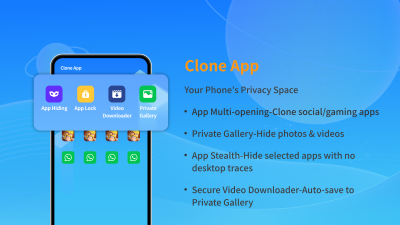 Screenshot of the application Clone App-Parallel Dual Space - #1
