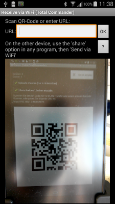 Screenshot of the application WiFi/WLAN Plugin for Totalcmd - #4