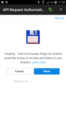 Screenshot of the application TotalDrip-Plugin for Totalcmd - #2