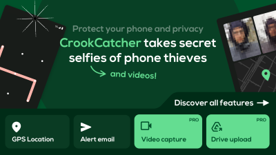 Screenshot of the application CrookCatcher - #1