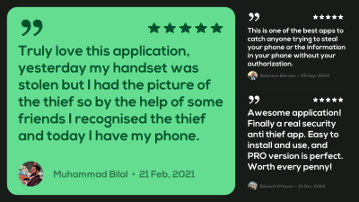 Screenshot of the application CrookCatcher - #4