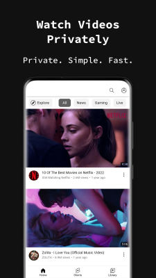 Screenshot of the application Private Browser: Incognito App - #7
