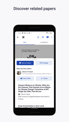 Screenshot of the application Academia.edu - #5