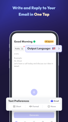 Screenshot of the application Xemail - #2