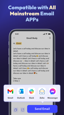 Screenshot of the application Xemail - #7