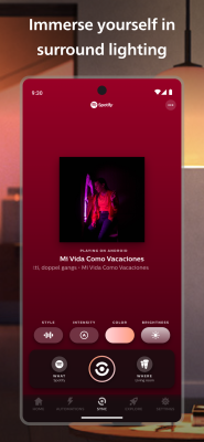 Screenshot of the application Philips Hue - #8