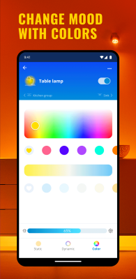 Screenshot of the application WiZ Connected - #3