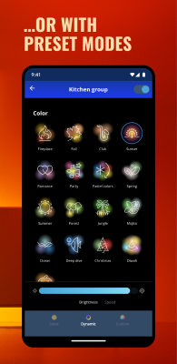 Screenshot of the application WiZ Connected - #4