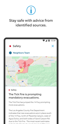 Screenshot of the application Neighbors by Ring - #3