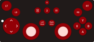 Screenshot of the application Remote Gamepad - #2