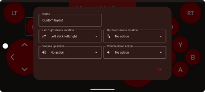 Screenshot of the application Remote Gamepad - #4