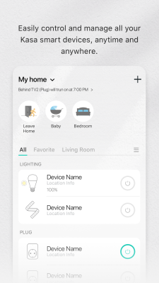 Screenshot of the application Kasa Smart - #1